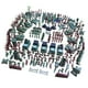 thumbnail image 2 of Soldado De Plástico De 307 Piezas, Figuras Del Ejército De 4cm, Juguete De Modelo De Escena De Arena Del Ejército, 2 of 2