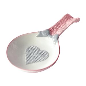 Magideal - Soporte Para Cuchara De Cerámica, Soporte Para Cucharadita, Portátil, Duradero, Fácil De Limpiar, Soporte Para Cuchara Versátil Para El Hogar, Cocina,