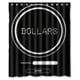 thumbnail image 1 of Cortina de ducha Durarara Dollars, juego de cortina de baño con ganchos, tamaño 60 x 72 pulgadas, 1 of 3