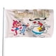thumbnail image 1 of Diputado Dawg Bandera impresa con temática, regalo perfecto para fanáticos, amigos y familiares, y adecuada para actividades al aire libre e interiores, decoraciones de fiesta. 90 cm × 150 cm., 1 of 6