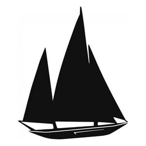 Rienda Libre Graphics - Decomural Simple Yacht Sailboat Transport Ws-15328