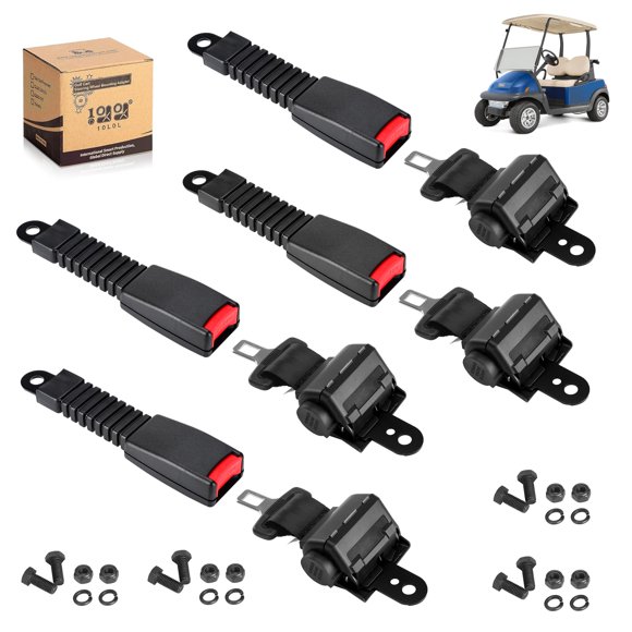 Kit universal de cinturones de seguridad 9.99WORLD MALL 42" (2 unidades) certificado DOT