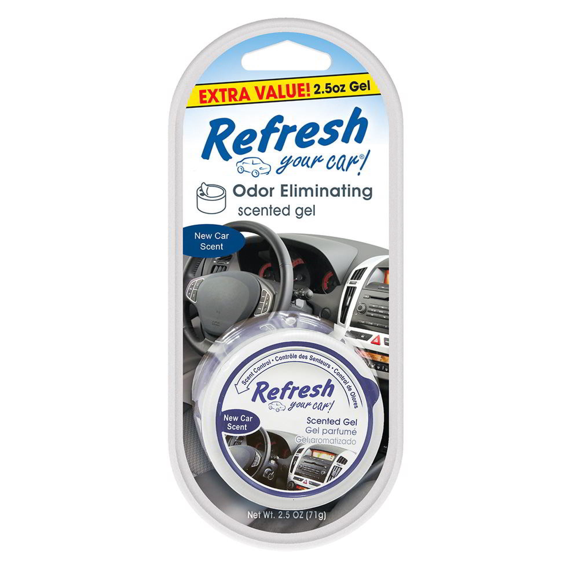 Aromatizante Para Auto Refresh Gel Aroma Auto Nuevo Hanstands
