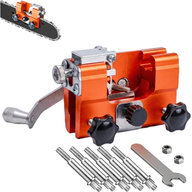 Afilador cadenas motosierra manivela fresas esmeril apto mayoría cadenas