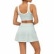 thumbnail image 2 of Conjunto Deportivo Flada Short + Peto Deportivo Spandex Elástico Tallas S-M-L Verde, 2 of 8
