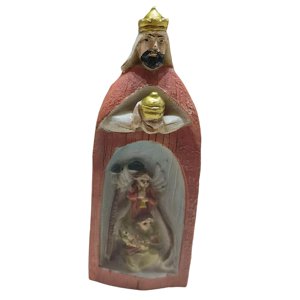 Bothyi - Belén De Navidad Escena De La Natividad Estatua Para Acción De Gracias Cumpleaños Estudio Naranja