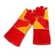 thumbnail image 2 of Guantes De Soldadura MIG Piel De Vaca Estufas De Leña Soldador Cocina Rojo Amarillo, 2 of 5