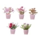 thumbnail image 4 of 5 Piezas Flores Artificiales en Maceta Centros de Mesa Pequeños Y Flores de Plástico con Diseño Creativo Que No Se Marchita Adecuado para La Decoraci Estilo B, 4 of 5
