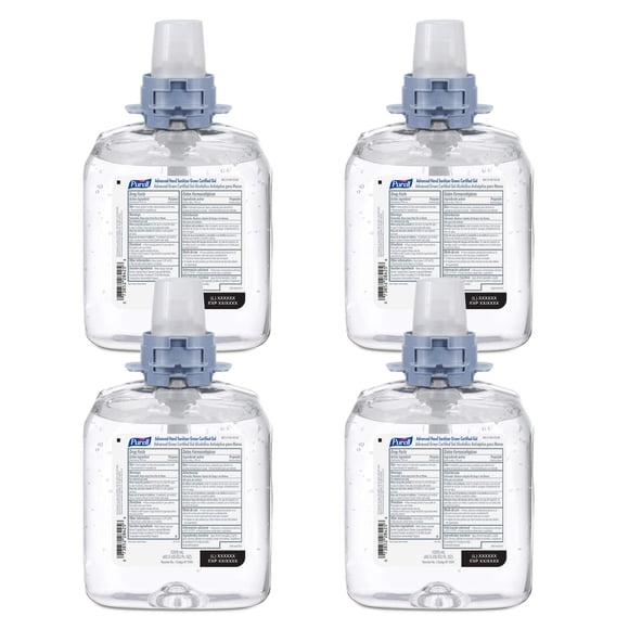 Recambios de desinfectante para manos Purell Advanced, 1200 ml (paquete de 4)