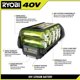 thumbnail image 4 of Batería RYOBI OP4080A de 40V y 8Ah de ion de litio, 4 of 9