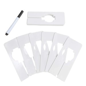 Magideal - 30X Separadores De Armario, Perchas Organizadoras De Ropa Reutilizables, Separadores De Tamaño De Estante De Ropa Para Clasificar El Tamaño De La Ropa