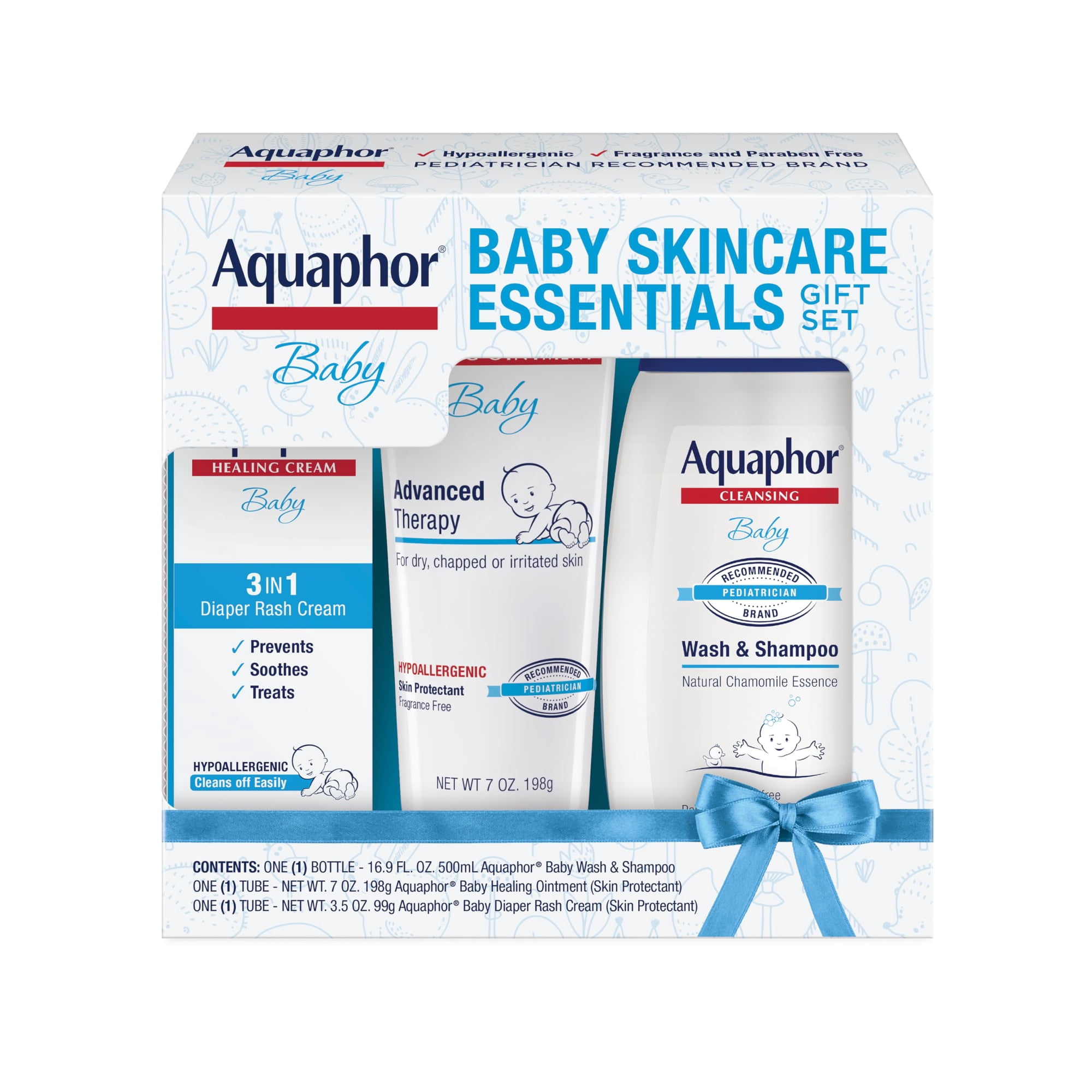 Set De Regalo Aquaphor Baby Skincare Essentials Con Jabón Y Pomada