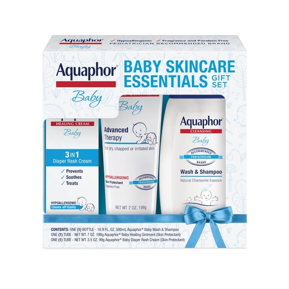 Set de regalo Aquaphor Baby Skincare Essentials con jabón y pomada