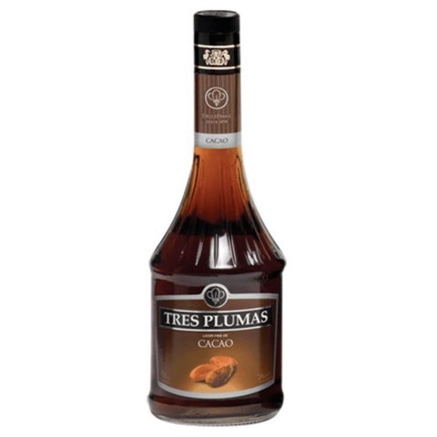 Licor Tres Plumas Licor De Cacao 24° 700Cc