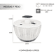 thumbnail image 2 of Secador De Verduras Centrifuga Lechuga Multifunción 6l, 2 of 8