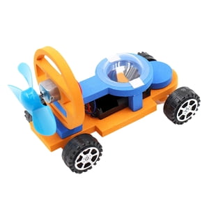 Magideal - Kits De Construcción De Juguetes De Coche De Energía Eólica Eléctrica, Tecnología De Experimento De Ciencia Hecha A Mano, Hélice De Invención Creativa