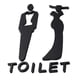 thumbnail image 1 of Letrero Para WC, Letrero Para Ba?o, Decoración, Tablero, Se?alización, Letrero Para Puerta De Ba?o Masculino Y Femenino, Universal S, 1 of 5