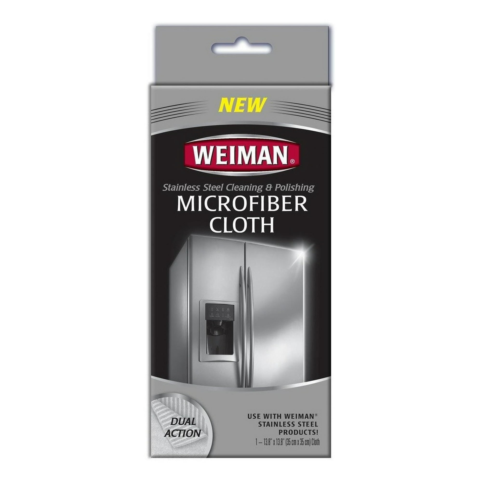 Paño Microfibra Para Limpiar Acero Inoxidable Weiman 1 Un