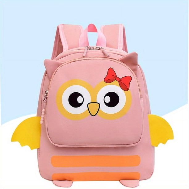 Children's Schoolbag Cartoon Sheep Owl Chick Cow Animal Kindergarten Backpack Lightweight Backpack For Boys And Girls Outdoor Travel Backpack