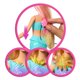 thumbnail image 4 of Barbie Sirena Muñeca Transformación Flores Cabello Rosa 3+, 4 of 5