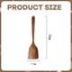 thumbnail image 5 of Espátula de madera maciza con barniz de teca, para cocinar, saltear, sopa, cuchara de madera, juego de espátula de madera, 5 of 6