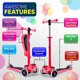 thumbnail image 2 of Scooter Hurtle HURFS79W de 3 ruedas para niños con luces LED, color sandía, 2 of 8