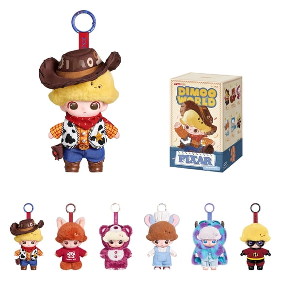 Figura de peluche de vinilo POP MART DIMOO Serie Pixar Caja Sorpresa
