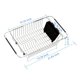 thumbnail image 2 of Escurridor de platos ajustable de acero inoxidable para colocar sobre el fregadero TESOT, 2 of 7