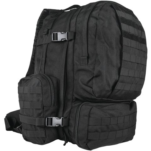 Mochila Táctica Fox Outdoor Products Advanced Para 3 Días, Negra