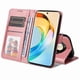 thumbnail image 2 of Funda Billetera para Honor Magic 6 Lite con Porta Tarjetas y Soporte Ajustable Rosa, 2 of 5