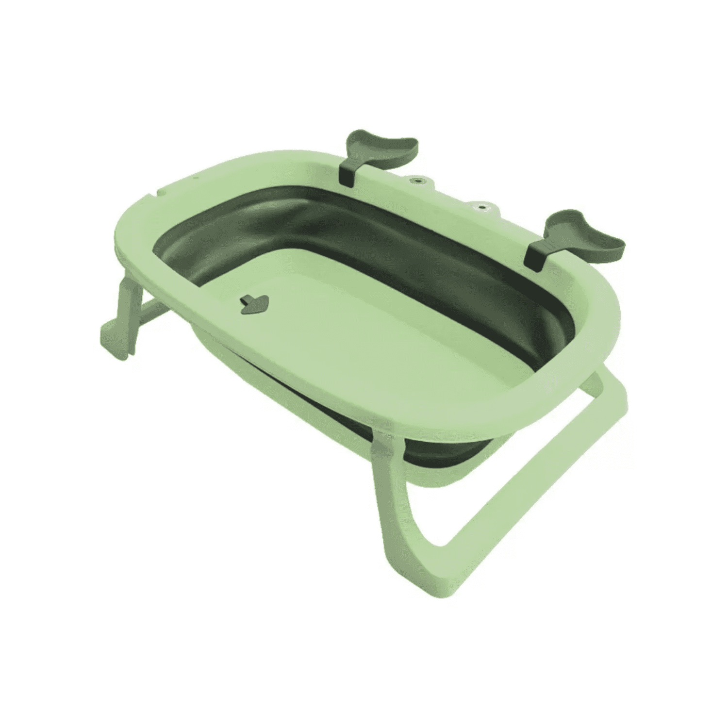 Importclick - Bañera Tina Bebé Plegable Malla Reforzada Cangrejo 20 L Verde