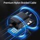 thumbnail image 2 of Cable de carga USB para calculadoras TI-84 Plus CE de 3 pies, 2 of 4
