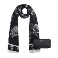 Kubayoff - Kenneth Cole - Pack Bufanda Oni Negro + Billetera Jaeda Negro