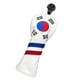 thumbnail image 2 of Fundas Para Cabeza De Palos De Golf, Cubiertas Para Cabeza Con Bandera De Corea, Duraderas Para Woods UT, 2 of 5