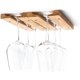 thumbnail image 2 of Fox Run Mounted Under Cabinet Wooden Wine Glass Holder Rack, 2 of 3