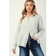 thumbnail image 1 of Camisa Fashnzfab De Gasa De Algodón Detallada Con Bordado Embo Salvia, 1 of 5