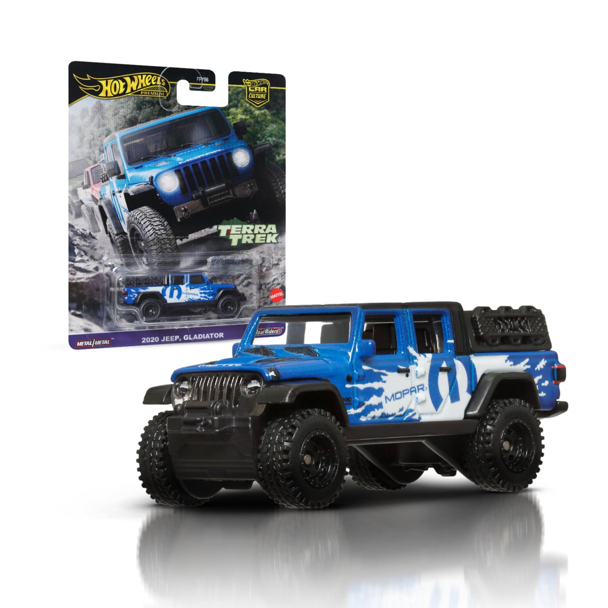Toy Car Hot Wheels Premium Car Culture 1:64 Jeep Fundido A Presión