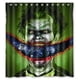thumbnail image 1 of Cortina de ducha de Joker loco y loco, juego de cortinas de baño con ganchos, tamaño 60 x 72 pulgadas, 1 of 3
