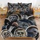 thumbnail image 1 of Michael Myers Halloween Duvet Cover Set 3 Piece Bedding Set Double Sided Printing Decorative Comforter Cover Set, 1 of 5