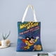 thumbnail image 2 of Mighty Mouse: The New Adventures Bolso de tela con estampado de lienzo para mujer, bolsa de compras reutilizable y estética, con cremallera interior, regalo para mujer,40*40cm., 2 of 6