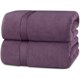 thumbnail image 1 of Toalla de baño Utopia Towels Luxurious Jumbo, 100% algodón, color ciruela, x2, 1 of 9