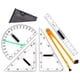 thumbnail image 1 of Herramienta De Geometría De Reglas De Geometría Matemática Grande Para Profesores De Pizarra Negra, 5 Uds., 1 of 3