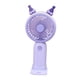 thumbnail image 1 of Ventilador Portátil De Mano 1 Ventilador De Refrigeración Ligero De Velocidad Del Viento Para El Hogar Al Aire Libre Mujeres Orejas Moradas, 1 of 3