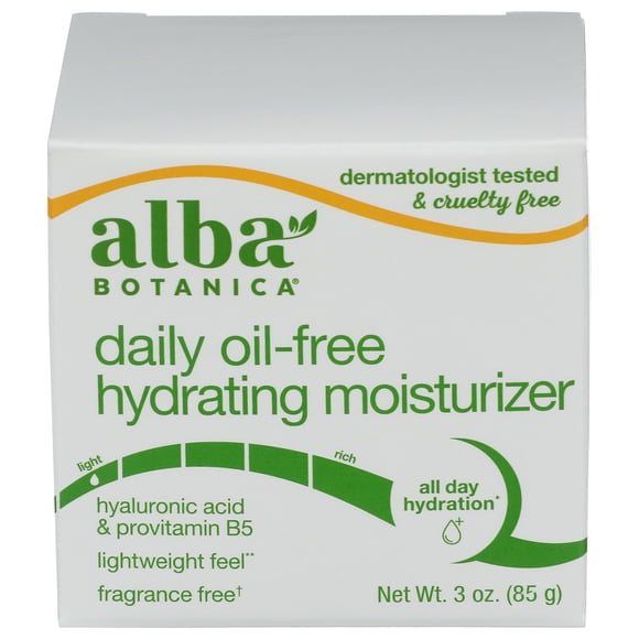 Hidratante Alba Botanica Aloe Green Tea 85 g Sin Aceite