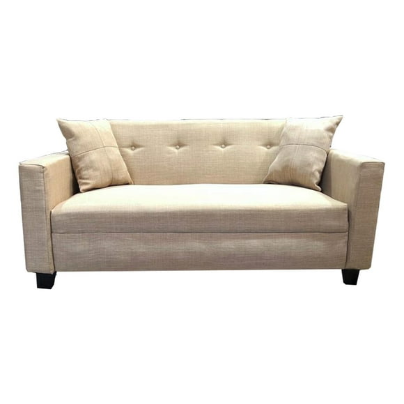 Sofa Beige Alonso 2 Cuerpos