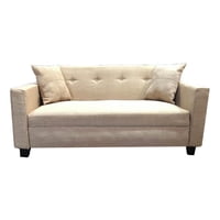 Muebles Hvm - Sofa Beige Alonso 3 Cuerpos