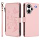 thumbnail image 2 of Funda Cartera Mariposa para [Xiaomi Redmi Note 13 Pro Plus 5G] con Soporte y Cremallera Rosa, 2 of 6