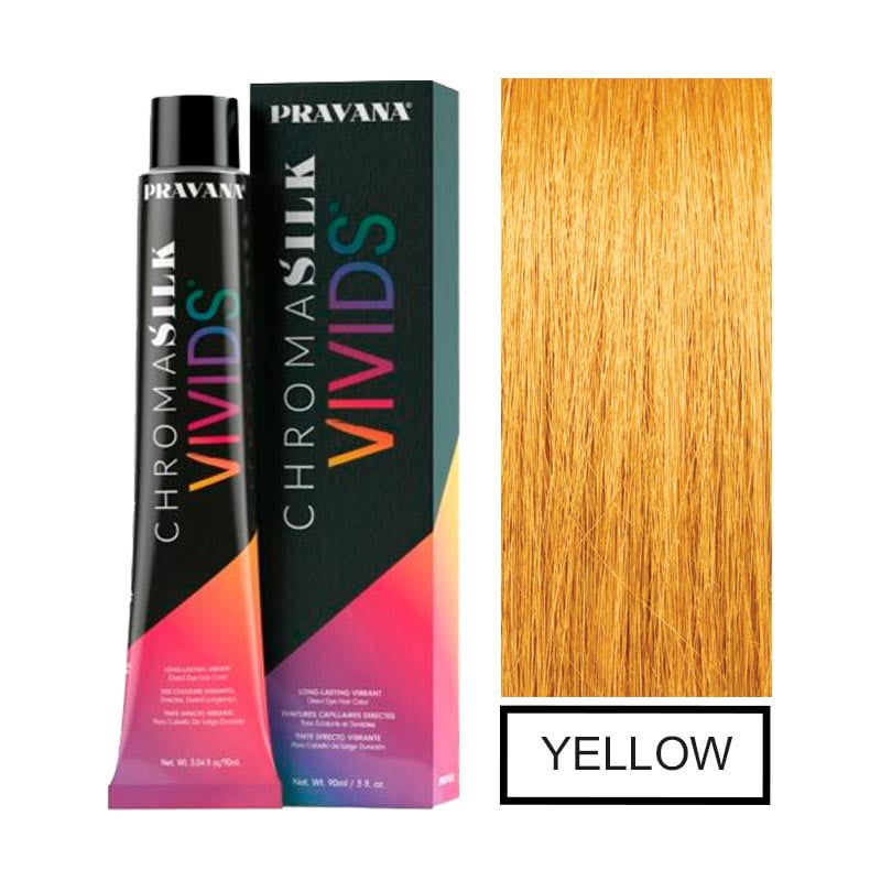 Pravana - Tintura Fantasía Semipermanente Vivids Yellow 90ml