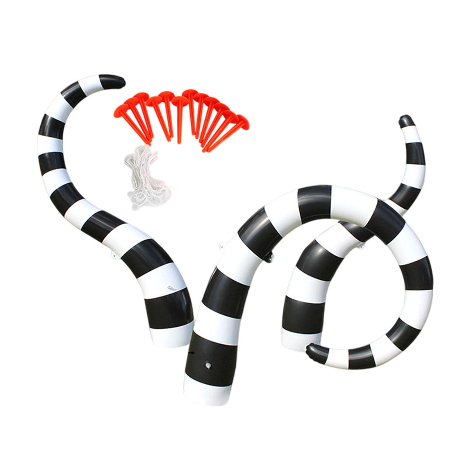 Bothyi - Gusano De Arena Gigante Inflable De Halloween, Decoración De Halloween Para Fiesta En El Patio.