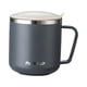 thumbnail image 3 of Tazas De Café De Acero Inoxidable 304, Taza Para Beber Sellada, Taza De Agua De 400ml Para El Hogar, Gris, 3 of 3